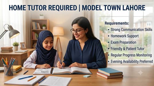 Female Home Tutor Required