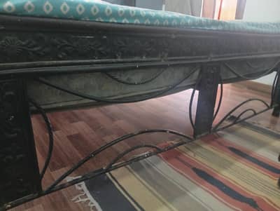 The iron bed