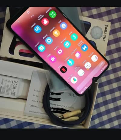 Samsung Galaxy A20s (Blue) Dual Sim – Complete Box & Original Charger