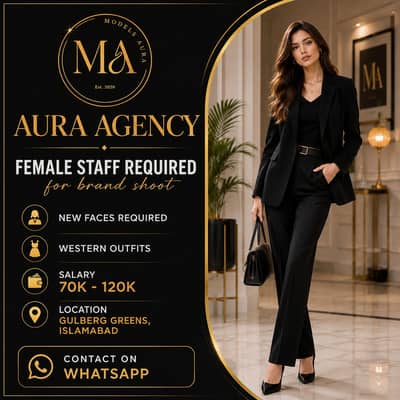 Female Brand Shoot Staff Required