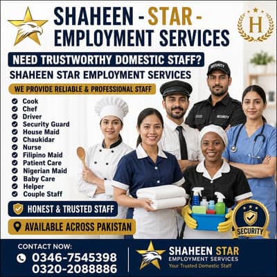 Nurse / Patient Attendant /Care Taker /Baby sitter /Nanny /Maids