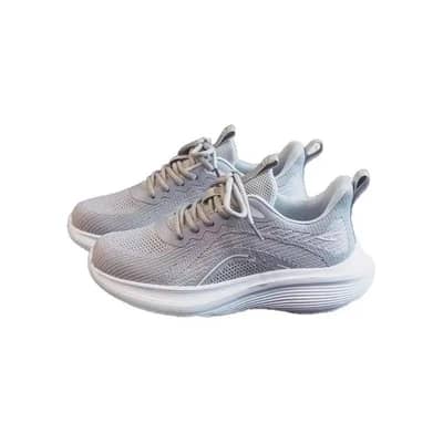 Women Fly-knit Sneakers Black mesh light weight Running Shoes 