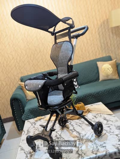 Stroller four wheels Silicone tyres