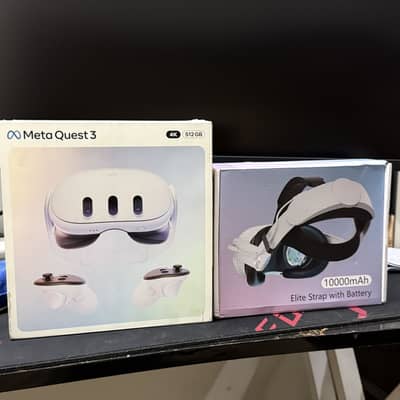 Meta Quest 3 VR 512GB Complete with Extra Accessories