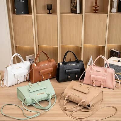 Black Korean Style Women's Shoulder Bag