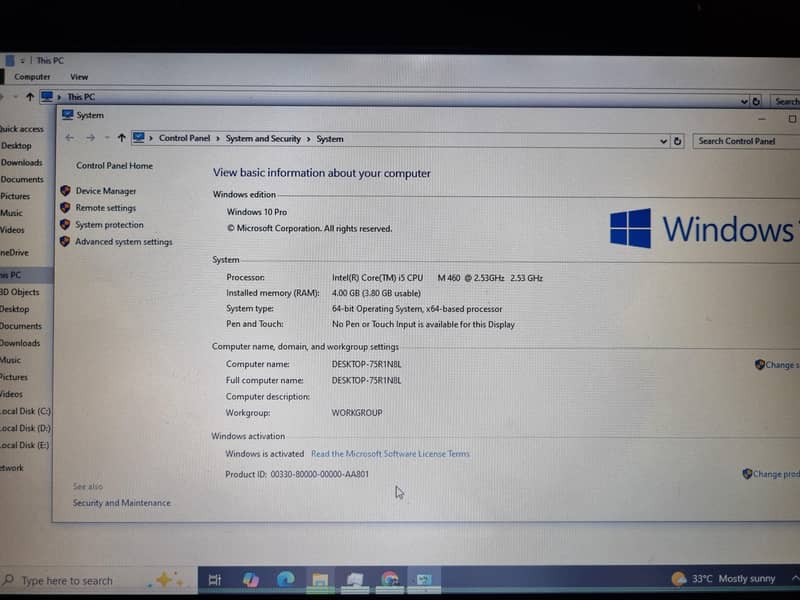 Pro book 6450B 5