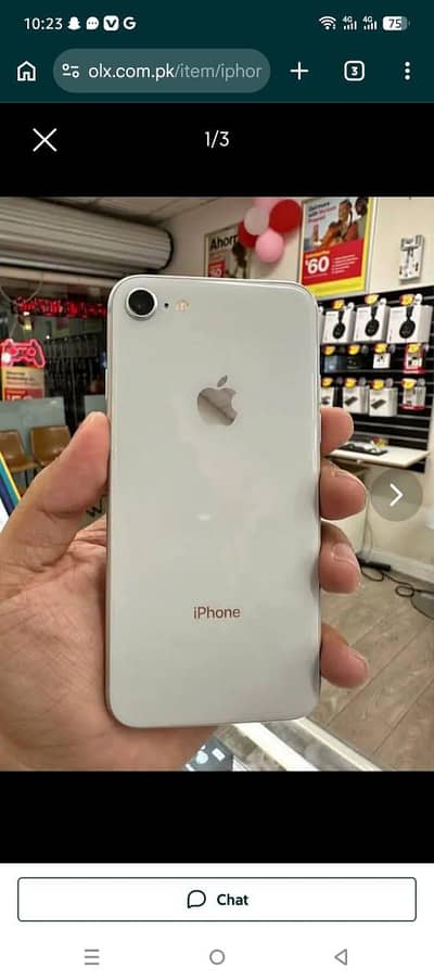Apple iPhone 8 PTA Approved with box my Whatsapp 03314189217