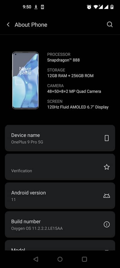 One Plus 9 Pro