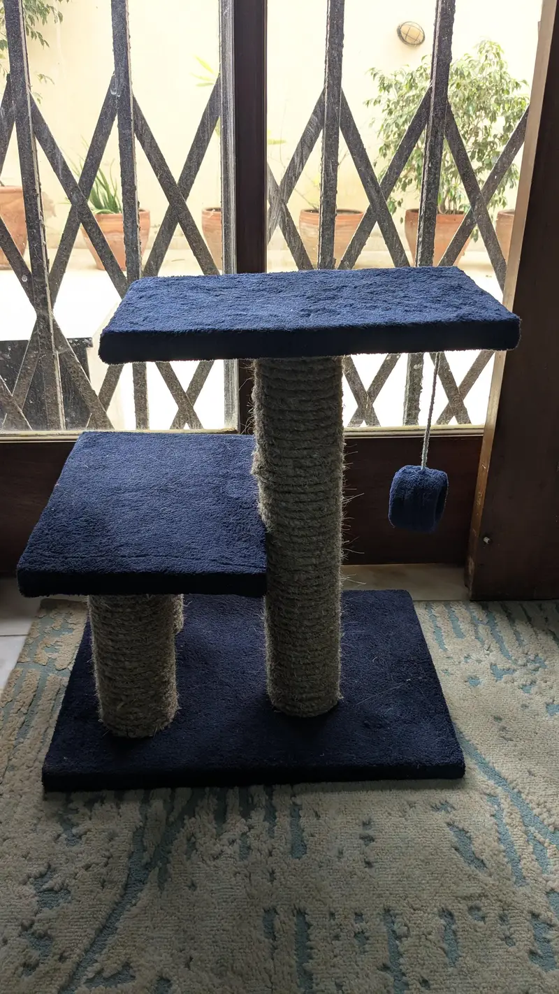Barely Used Cat Tree & Scratching Post - Like New — photo 3