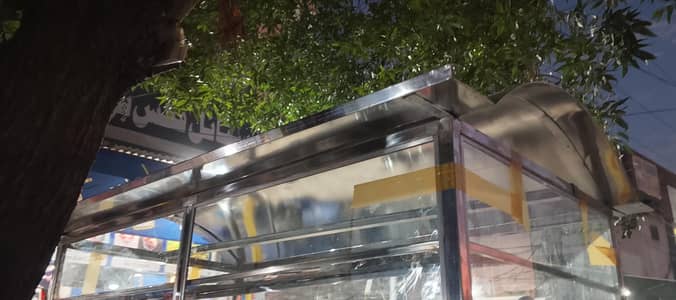 Shawarma steel counter