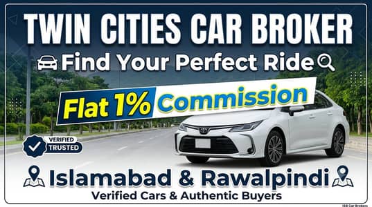 Professional Car Brokerage Service | 1% Commission Only (ISB/RWP)