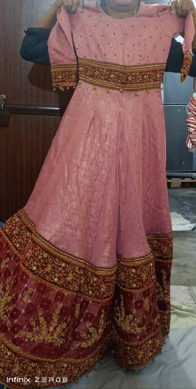 Maxi style dress for bride