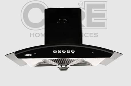CARE Kitchen Hood – Curved Glass – Push Button
