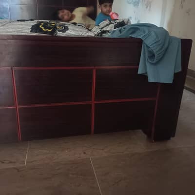 lakri ka bed king size new