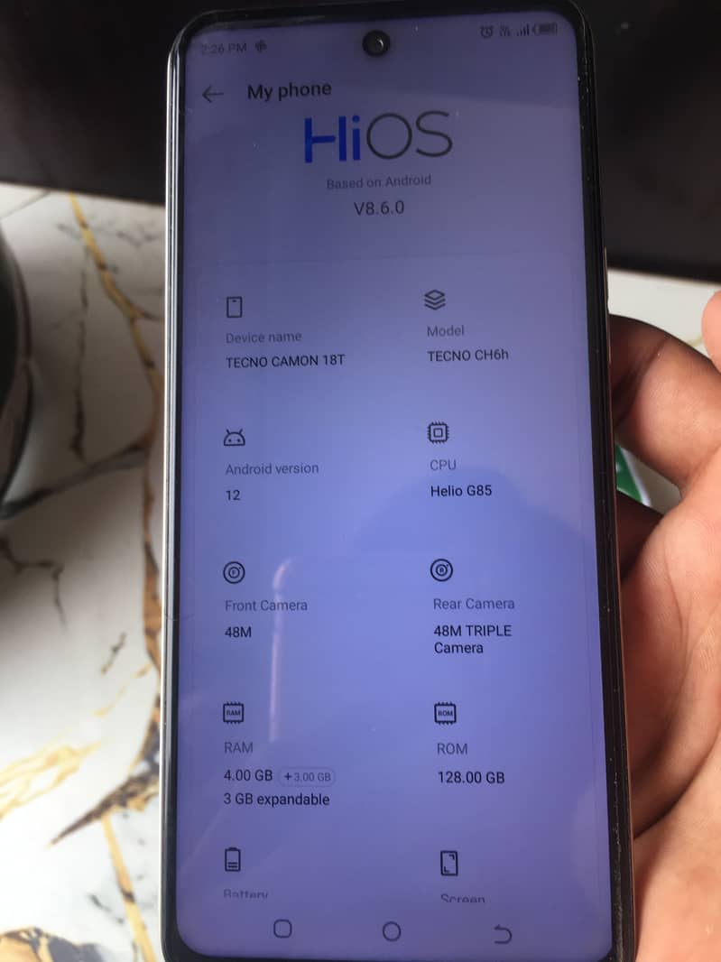 Tecno Camon 18 0