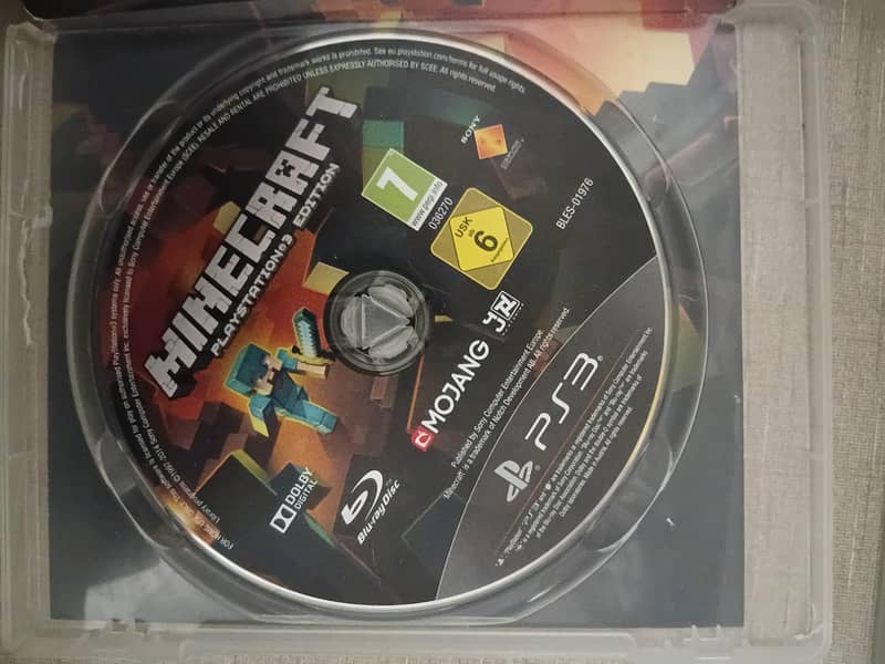 Ps3 Minecraft Disc Original 1