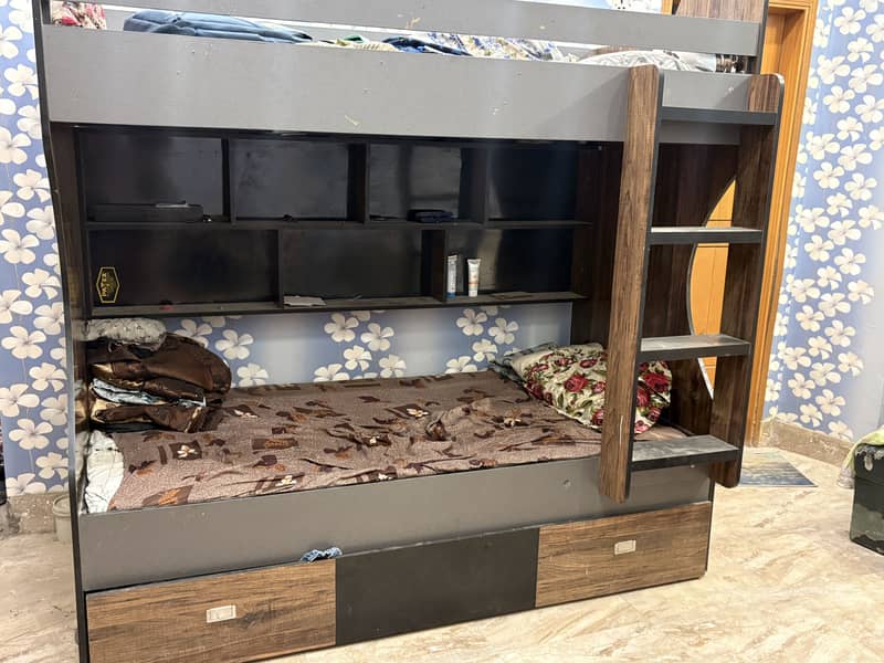 Bunk  Bed لکڑی کا دو منزلہ پلنگ 3