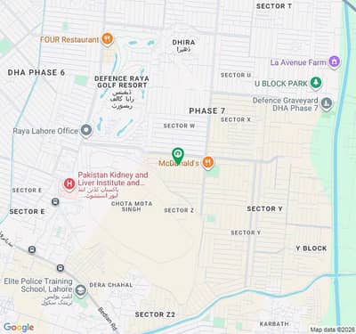DHA Phase 7 Z1 Block ONE KANAL Plot On Truly Builders Location And Price