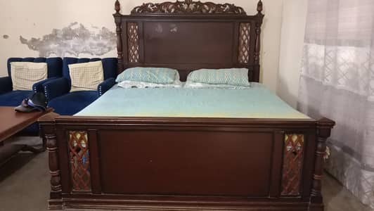 King size bed with mattress