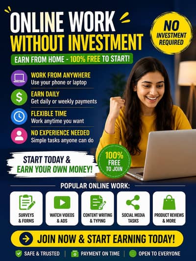 online work without investment