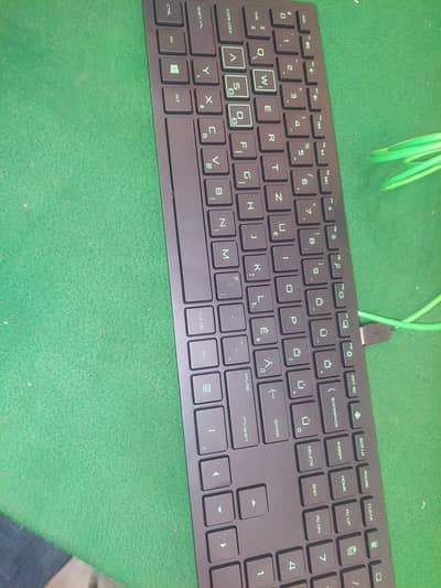 keyboard hp gaming keyboard green colour
