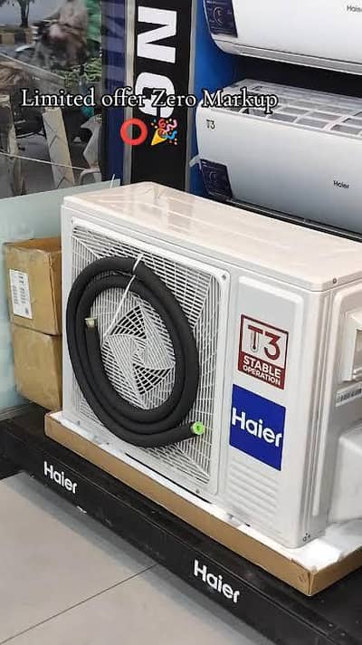 Haier 1.5 Ton T3 Pro Inverter AC HSU-19HF - Brand New Box Packed