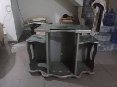 tv trolley wooden for sale all ok