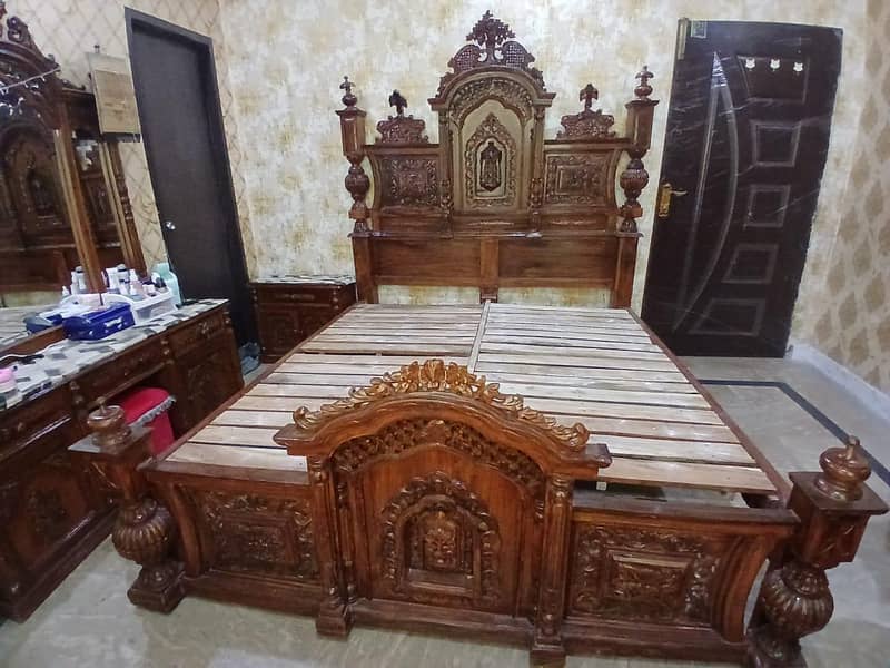king bed/master bed/bed/dressing/table 4