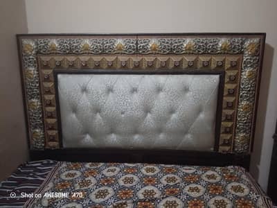 double bed with metres