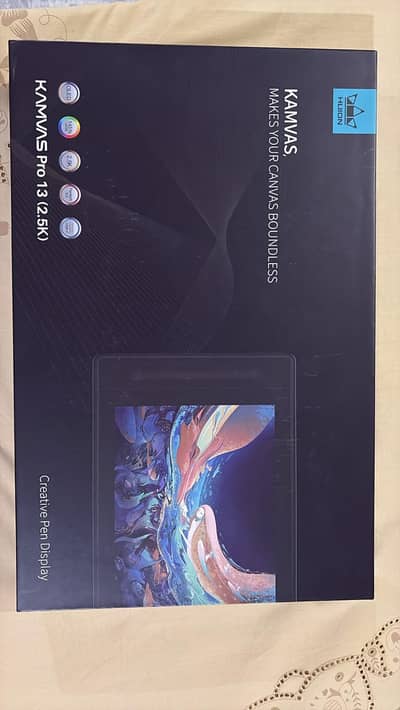 Huion Kamvas Pro 13( 2.5k) QHD drawing tablet in new conditon with box
