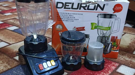 Deuron 3 in 1 Juicer Blender and Grinder with Unbreakable Jagg / jar
