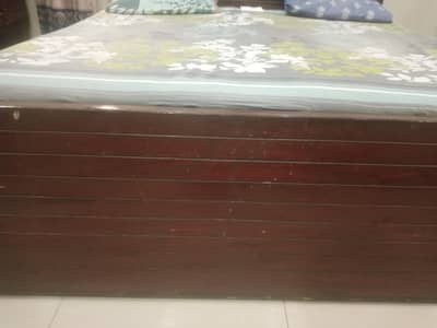 old bed  with matress