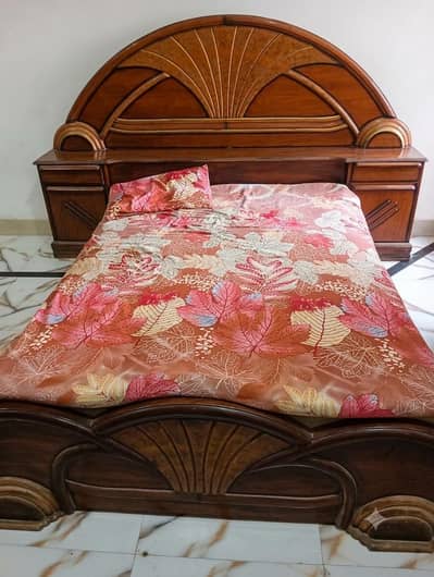 Wooden Bed Set
