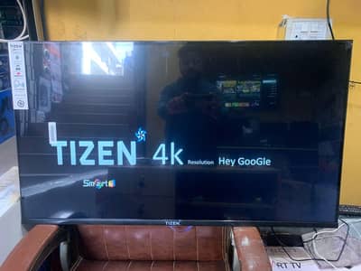 Tizan 40 inch  voice remote smart Led TV 1 year complete warranty
