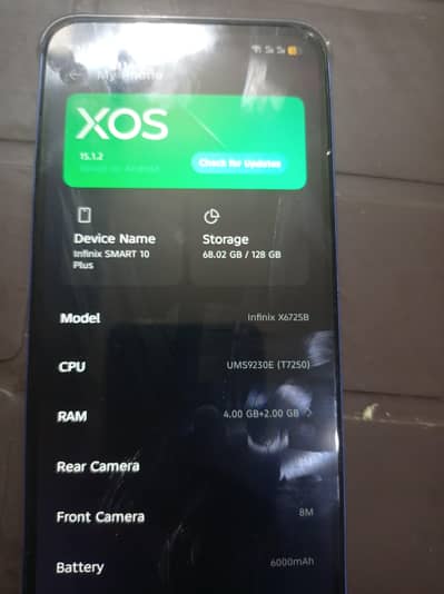 Infinix Other Model smart 10 plus
