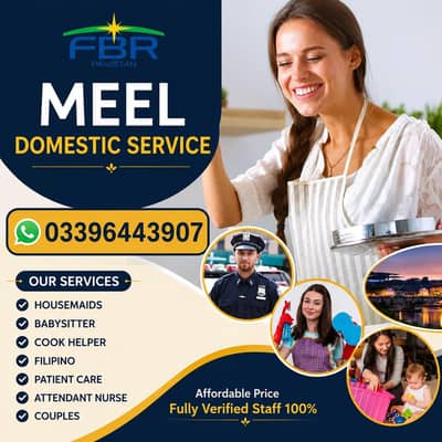 MAIDS/NANNIES/COOK/DRIVER/HOUSE HELPERS/PATIENT CARE ALL DOMESTIC STAF