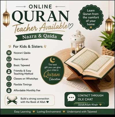 madarsah available|Quran|qawaid and correct pronunciation