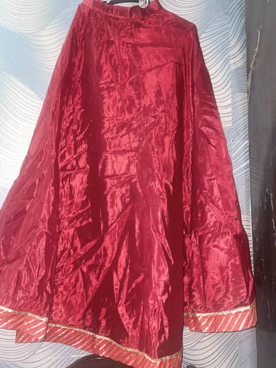3 pc frock, lehnga, dupatta