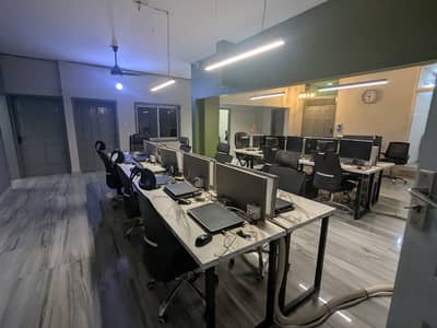 RENOVATED 500SQYD OFFICE FOR RENT