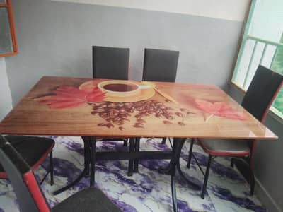 Dining table with 06 x chair