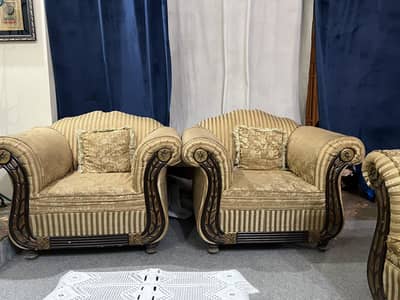 5 seater Sofa plus Dewaan