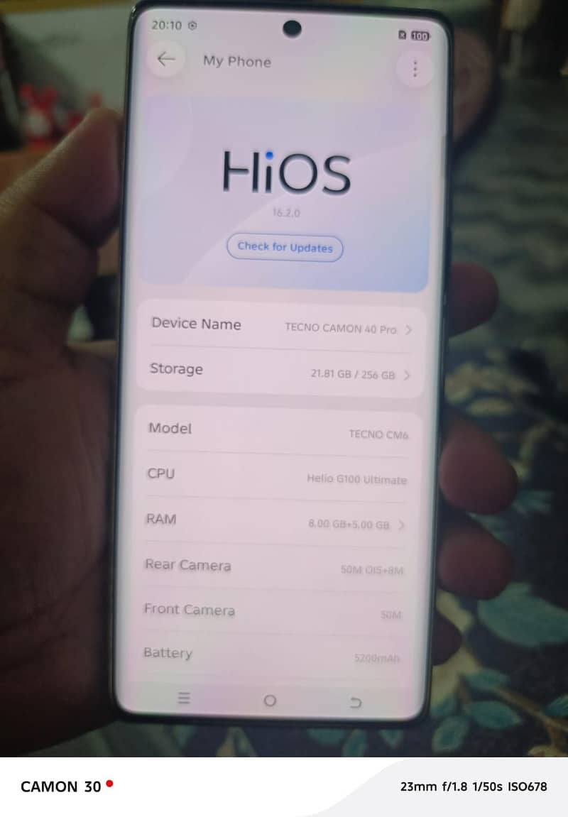 Tecno Camon 40 Pro 2