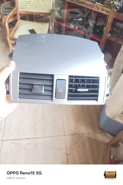 Center Ac panel corrola 2009/2014