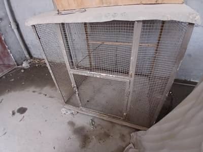 Cage for parrots and chickens iron body (high quality thick sheet/