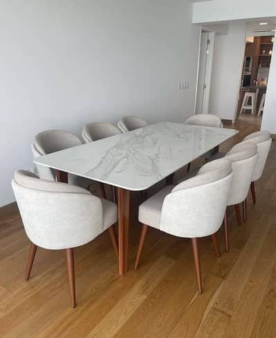 wooden dining table/6 seater dining table set/wooden cahirs/furniture