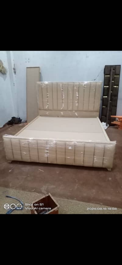 King side bed with side tables and dressing table for sale on urgent