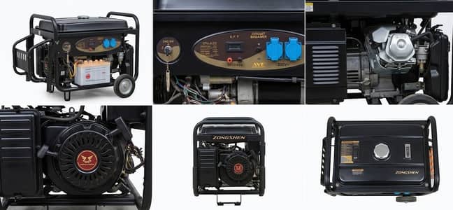 Original Zongshen 6.0 kW Heavy Duty Generator – Key Start with Wheels