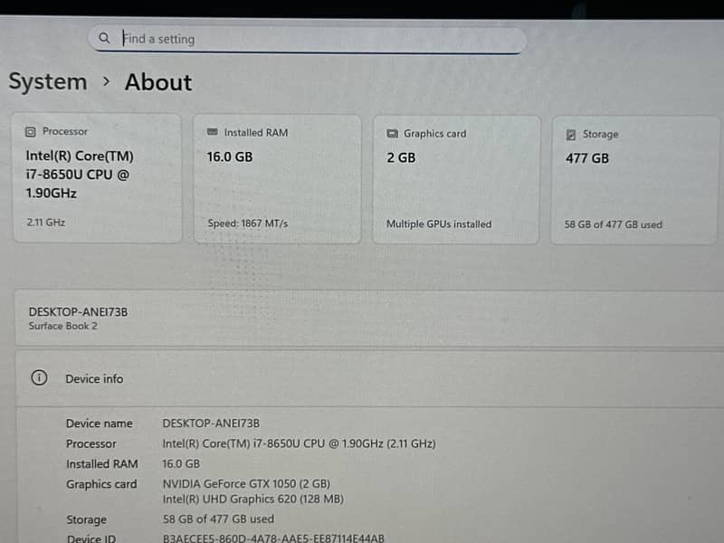 Microsoft Surface Book 2 6