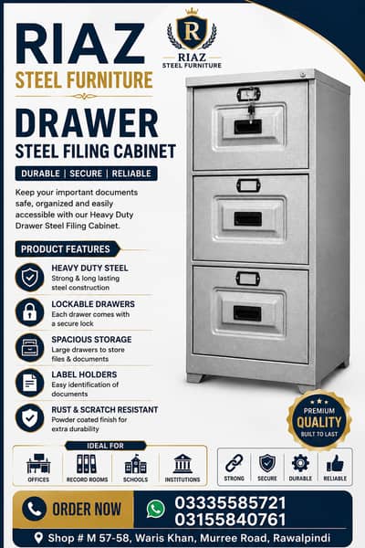Drawer Steel Cabinet | File Cabinet | Steel Cabinet | Locker