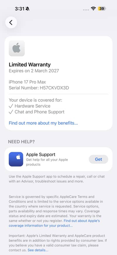 Apple iPhone 17 Pro Max